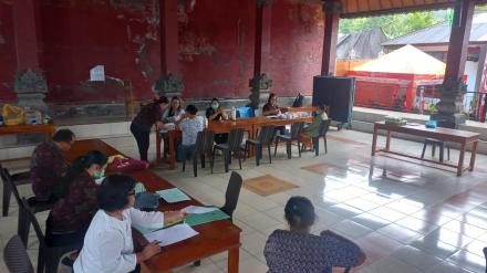 Posbindu di Wantilan Desa Kayuputih